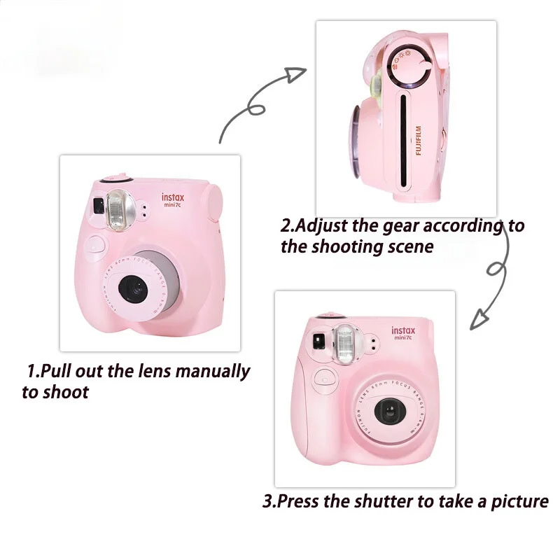 mini 7C One-time imaging mini camera Instant Polaroid Mini7C Gift forChild Birthday Present
mini 7C One-time imaging mini camera Instant Polaroid Mini7C Gift forChild Birthday Present