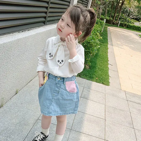 Children's Clothing 2021 New Girls Spring Shirt Long-sleeved Baby Shirt Korean Style Tops for Kids
Children's Clothing 2021 New Girls Spring Shirt Long-sleeved Baby Shirt Korean Style Tops for Kids