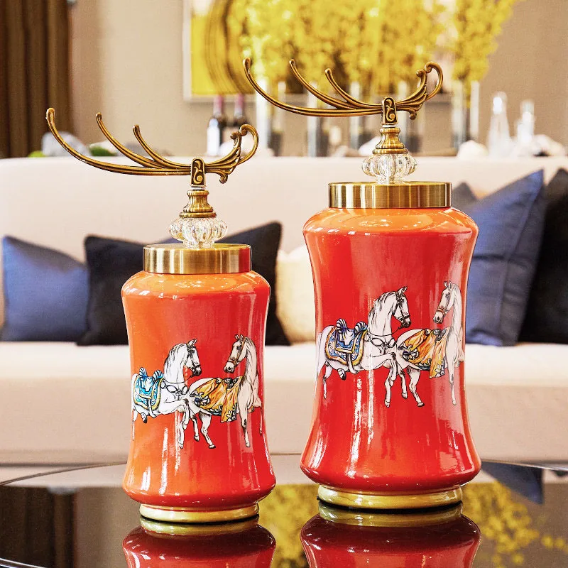 EUROPEAN LUXURY CERAMIC STORAGE TANK ACCESSORIES CRAFTS HOME LIVINGROOM TABLE FIGURINES OFFICE DESKTOP ORNAMENTS DECORATION ART
EUROPEAN LUXURY CERAMIC STORAGE TANK ACCESSORIES CRAFTS HOME LIVINGROOM TABLE FIGURINES OFFICE DESKTOP ORNAMENTS DECORATION ART