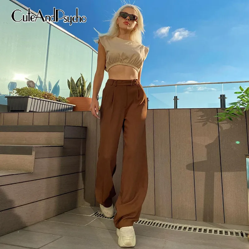 Streetwear Joggers Loose Brown Sweatpants Women Vintage Retro Casual Trousers Korean High Waist Chic Solid Pants Cuteandpsycho
Streetwear Joggers Loose Brown Sweatpants Women Vintage Retro Casual Trousers Korean High Waist Chic Solid Pants Cuteandpsycho