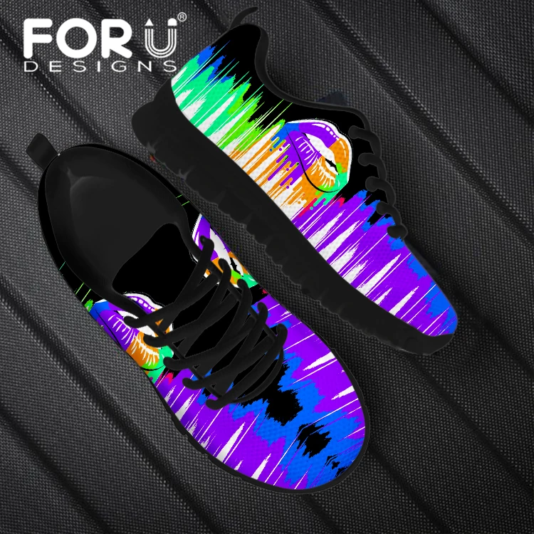FORUDESIGNS 2020 Spring Autumn Women Shoes Flats Lady Fashion Colors Lips Printed Casual Breathable Sneakers Mesh Running Shoes
FORUDESIGNS 2020 Spring Autumn Women Shoes Flats Lady Fashion Colors Lips Printed Casual Breathable Sneakers Mesh Running Shoes