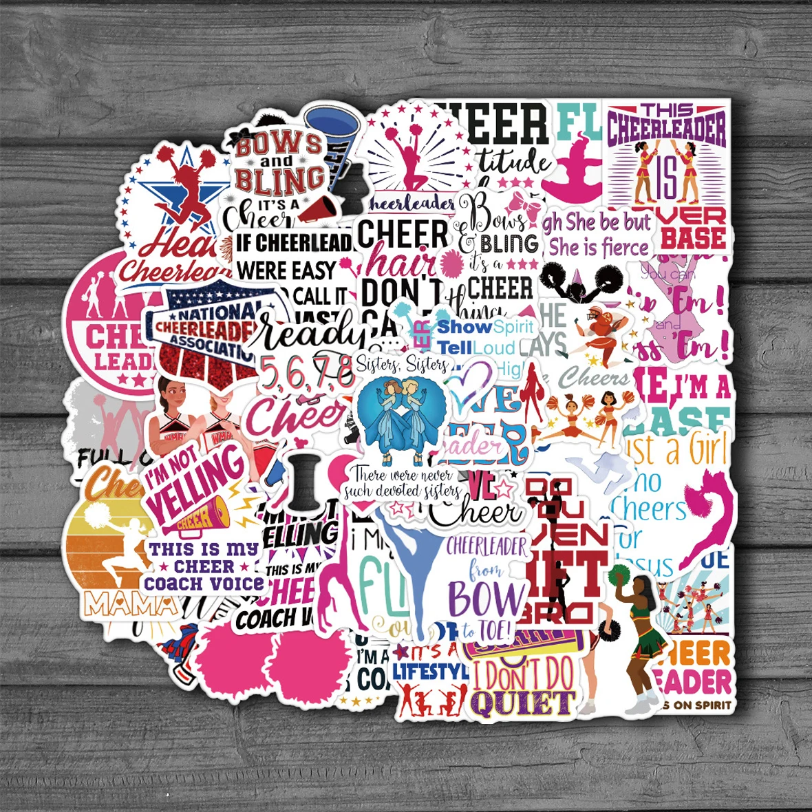 50 Pcs Cartoon Cheerleader Cheer Stickers Decoration Decals Phone Scrapbook Laptop Suitcase Guitar Waterproof Sticker Gift
50 Pcs Cartoon Cheerleader Cheer Stickers Decoration Decals Phone Scrapbook Laptop Suitcase Guitar Waterproof Sticker Gift