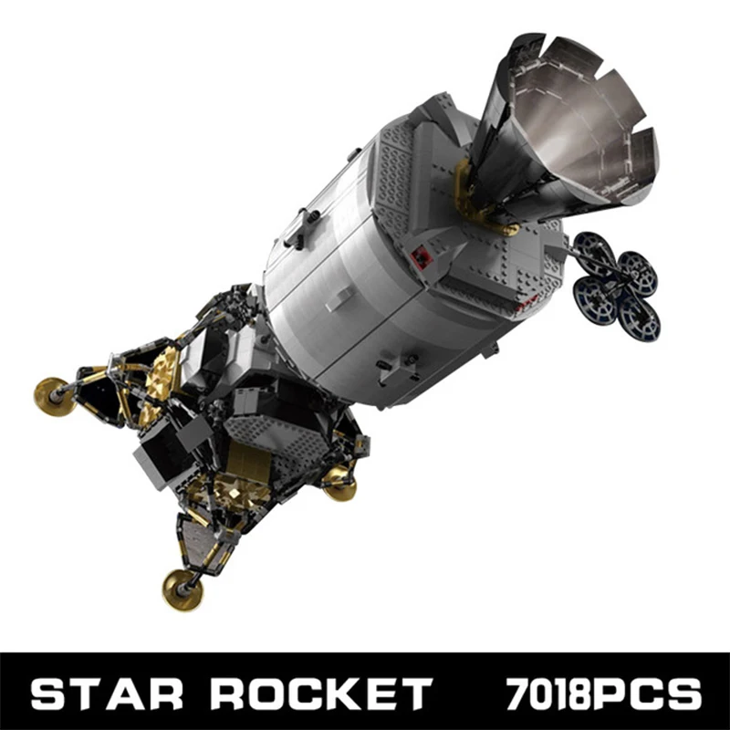 MOC-26457 Mould King 21006 Apollo Spacecraft Building Blocks Assembled Bricks Sets Stars Creative Model Educational Toy Gift Kid
MOC-26457 Mould King 21006 Apollo Spacecraft Building Blocks Assembled Bricks Sets Stars Creative Model Educational Toy Gift Kid
