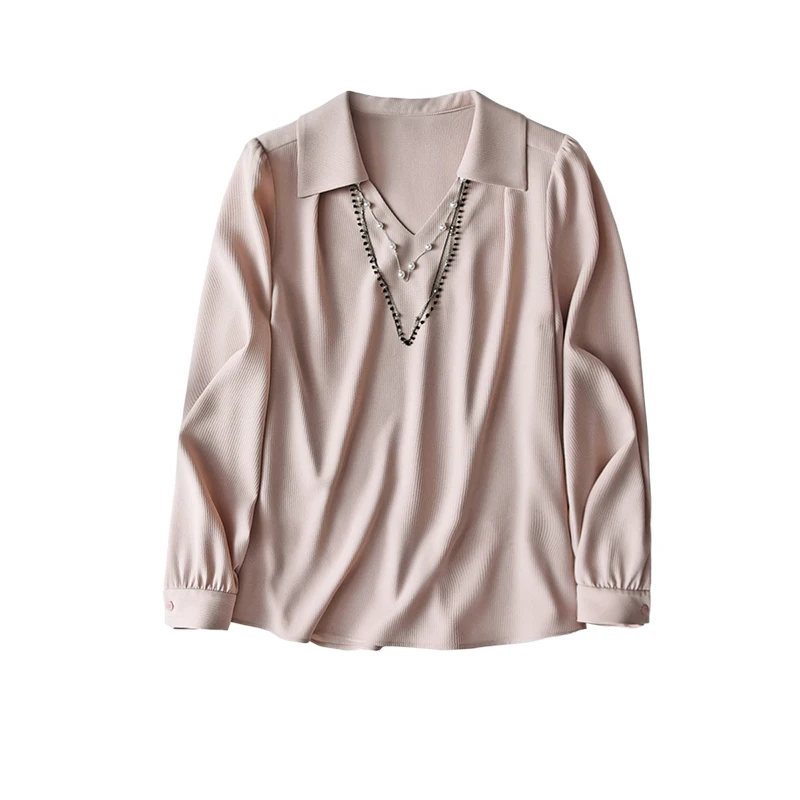 SHUCHAN 95% Natural Silk Womens Tops and Blouses Puff Sleeve Office Lady V-Neck Long Sleeve Blusa Feminina Fashion Tops
SHUCHAN 95% Natural Silk Womens Tops and Blouses Puff Sleeve Office Lady V-Neck Long Sleeve Blusa Feminina Fashion Tops