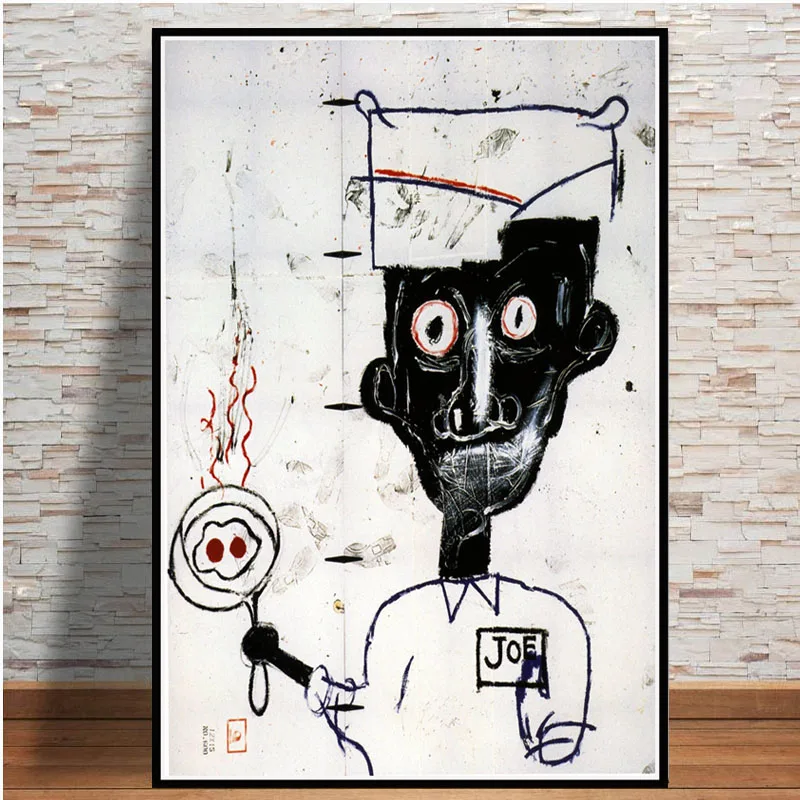 Poster And Prints Hot New Jean Michel Graffiti Modern Artist Canvas Painting Modern Wall Art Picture For Living Room Home Decor
Poster And Prints Hot New Jean Michel Graffiti Modern Artist Canvas Painting Modern Wall Art Picture For Living Room Home Decor