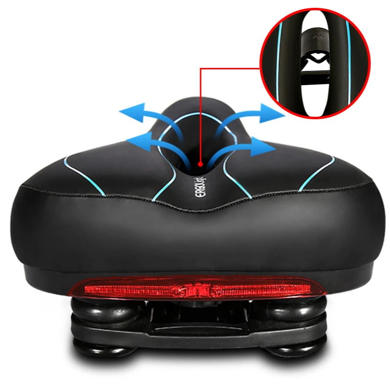 Bicycle Saddle Memory Sponge Road Mtb Bike Hollow Breathable Absorption Rainproof Big Bum Soft Comfort Cushion Cycling Part Seat
Bicycle Saddle Memory Sponge Road Mtb Bike Hollow Breathable Absorption Rainproof Big Bum Soft Comfort Cushion Cycling Part Seat