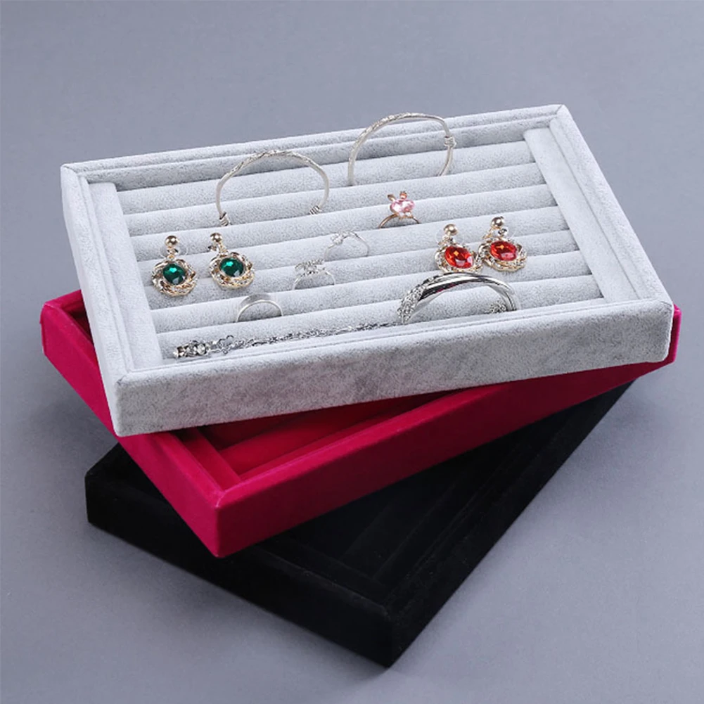 Velvet Suede Ring Earrings Organizer Ear Studs Jewelry Display Stand Holder Rack Showcase Plate Fashion Jewelry Box Case Casket
Velvet Suede Ring Earrings Organizer Ear Studs Jewelry Display Stand Holder Rack Showcase Plate Fashion Jewelry Box Case Casket