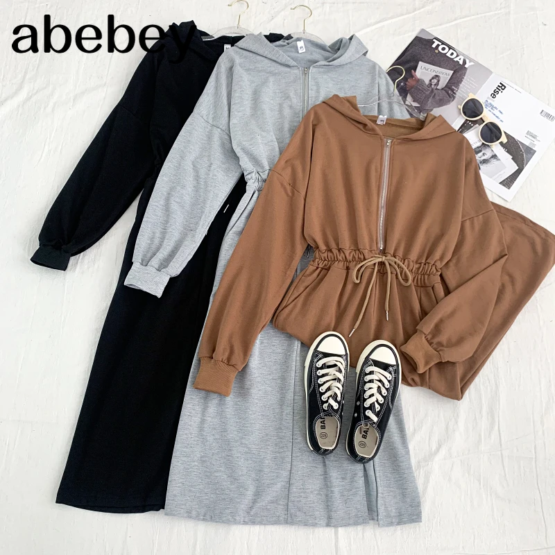 Корейский воротник с капюшоном, платье на молнии с длинным рукавом, завязка, высокая талия, плиссированная, средней длины, 2021, новинка, весна-...
Корейский воротник с капюшоном, платье на молнии с длинным рукавом, завязка, высокая талия, плиссированная, средней длины, 2021, новинка, весна-...