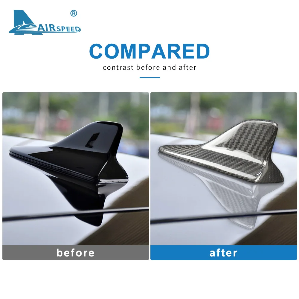 AIRSPEED Car Shark Fin Antenna Cover Aerial Decoration for Lexus LS LX ES IS Accessories Carbon Fiber Sticker Trim Car Styling
AIRSPEED Car Shark Fin Antenna Cover Aerial Decoration for Lexus LS LX ES IS Accessories Carbon Fiber Sticker Trim Car Styling