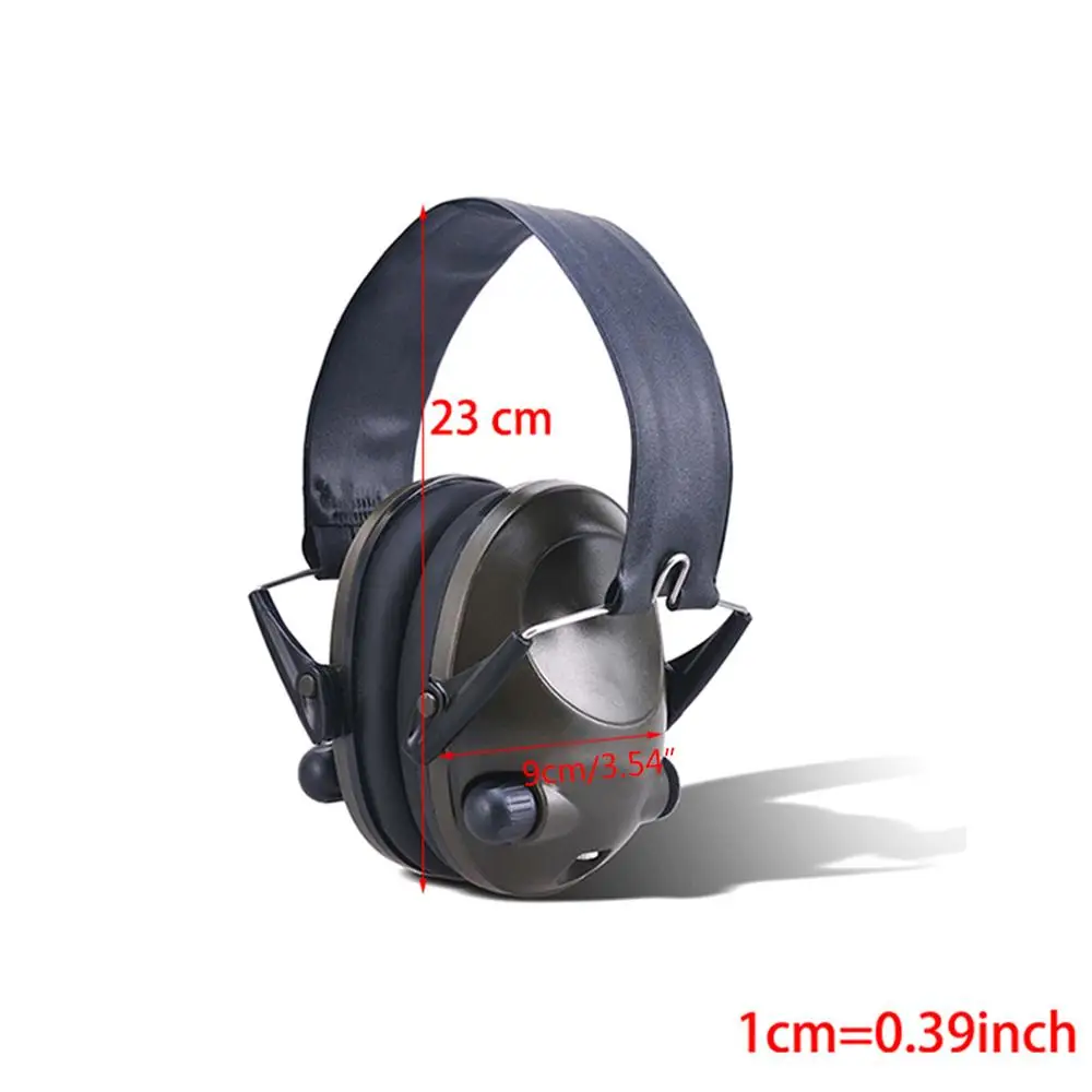 Outdoor Military Electronic Hearing Protector Noise Canceling Ear Muffs Shooting Tactical Headset 
Outdoor Military Electronic Hearing Protector Noise Canceling Ear Muffs Shooting Tactical Headset