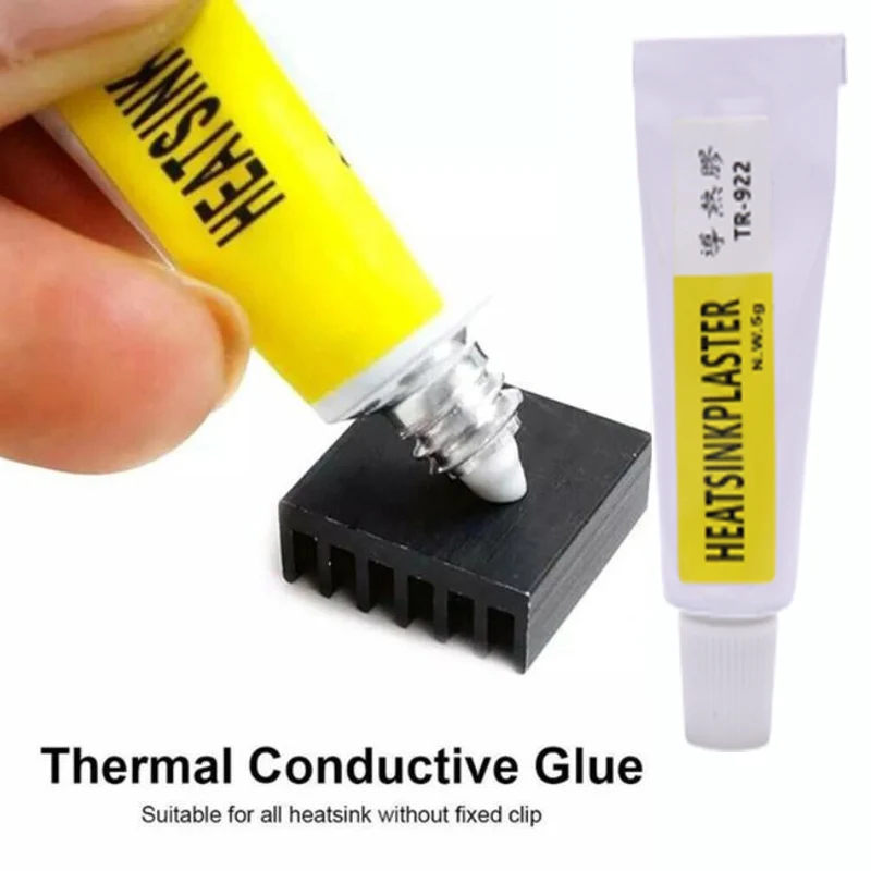 1pc 5g Package Thermal Conductive Glue TR-922 Strong Viscous Silica Gel Viscous Silicone Grease Paste Heat Sink
1pc 5g Package Thermal Conductive Glue TR-922 Strong Viscous Silica Gel Viscous Silicone Grease Paste Heat Sink