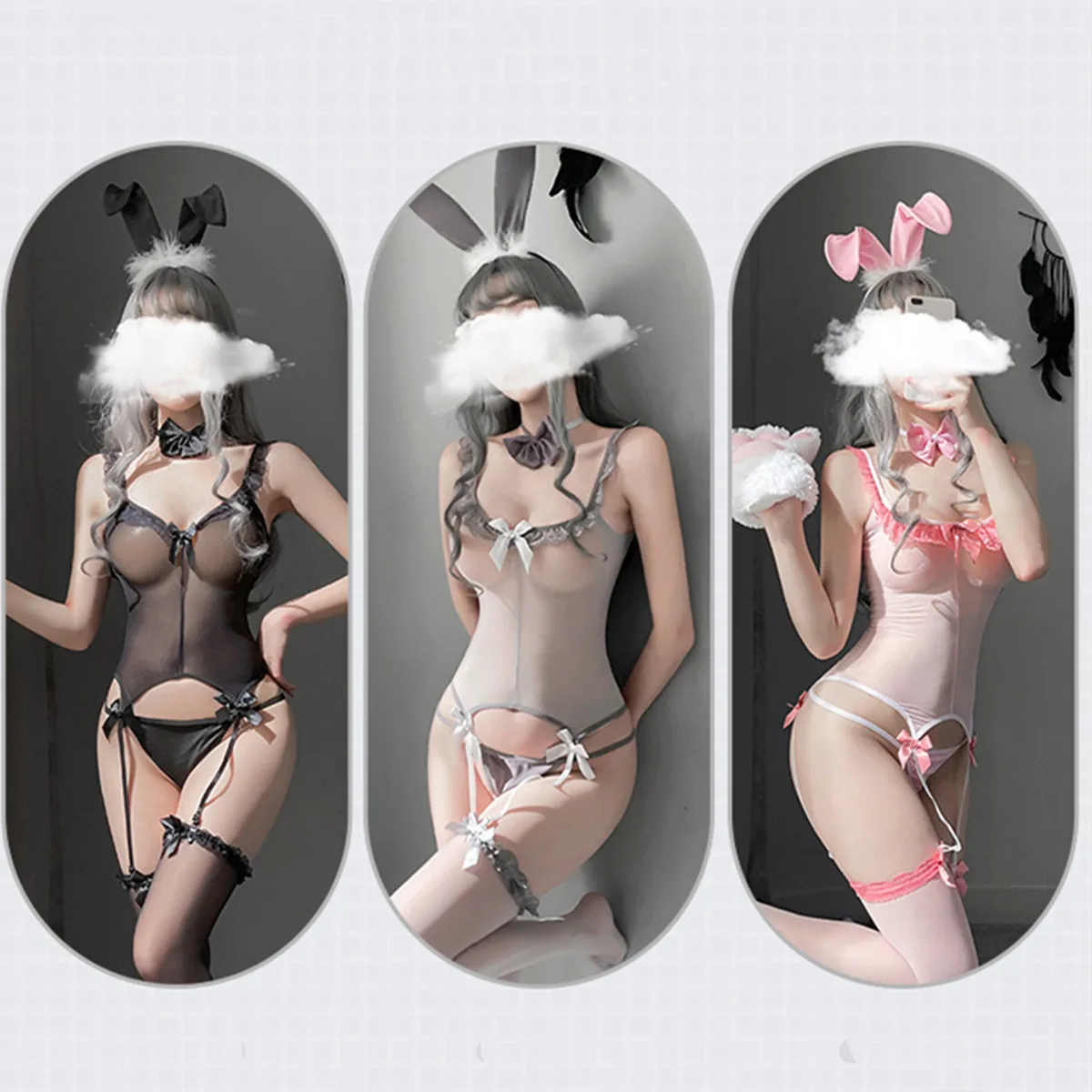 Sexy Cosplay Cute Bunny Girl babydoll lingerie Rabbit Woman Set Good Quality Can Wear Out To Comic Show Kawaii Bunny Costume
Sexy Cosplay Cute Bunny Girl babydoll lingerie Rabbit Woman Set Good Quality Can Wear Out To Comic Show Kawaii Bunny Costume