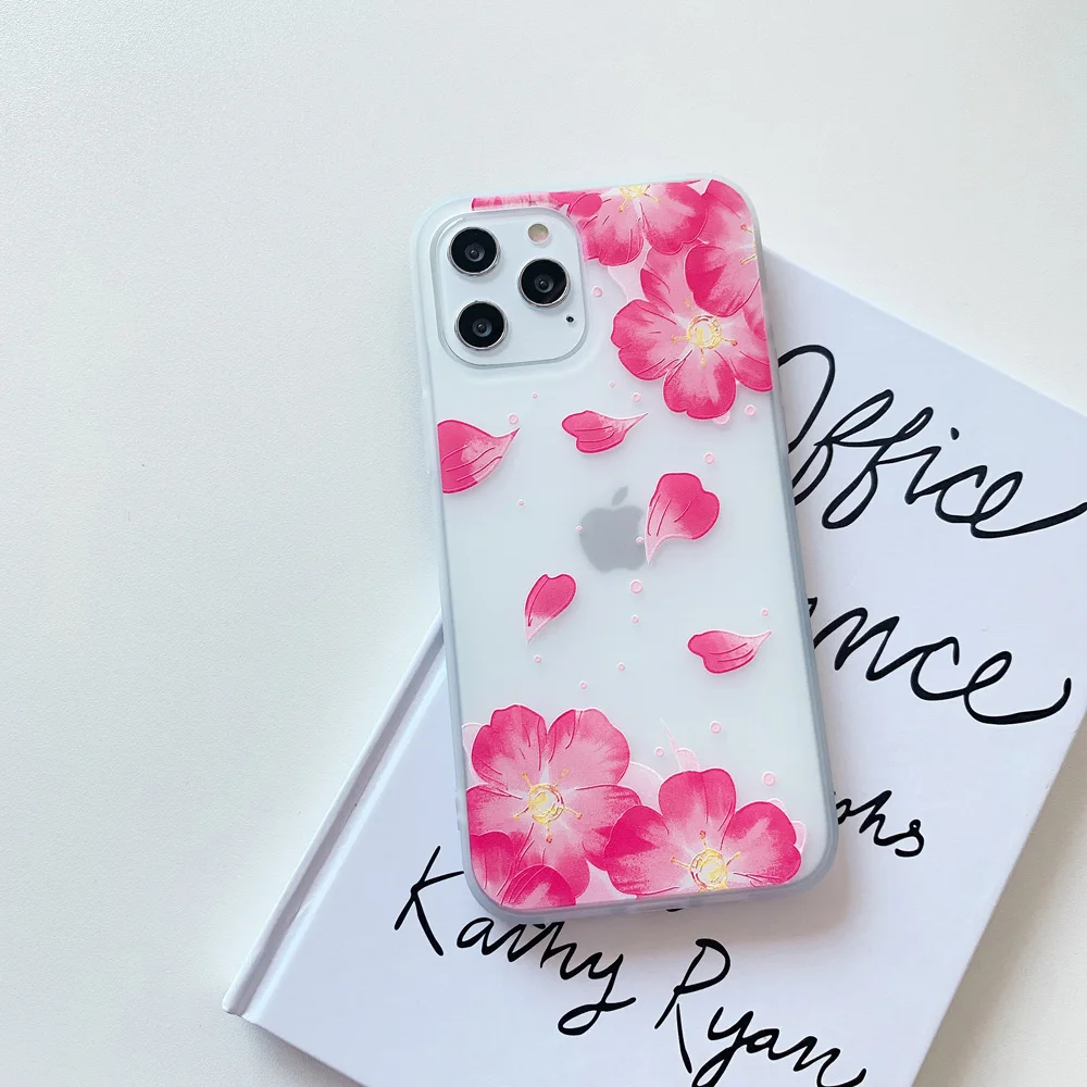 Flower Pattern Soft Silicone Phone Case for iphone 11 Pro 12 Mini Max X XS XR 7 8 6 6S Plus SE 2020 Matte Back Cover Funda Coque
Flower Pattern Soft Silicone Phone Case for iphone 11 Pro 12 Mini Max X XS XR 7 8 6 6S Plus SE 2020 Matte Back Cover Funda Coque