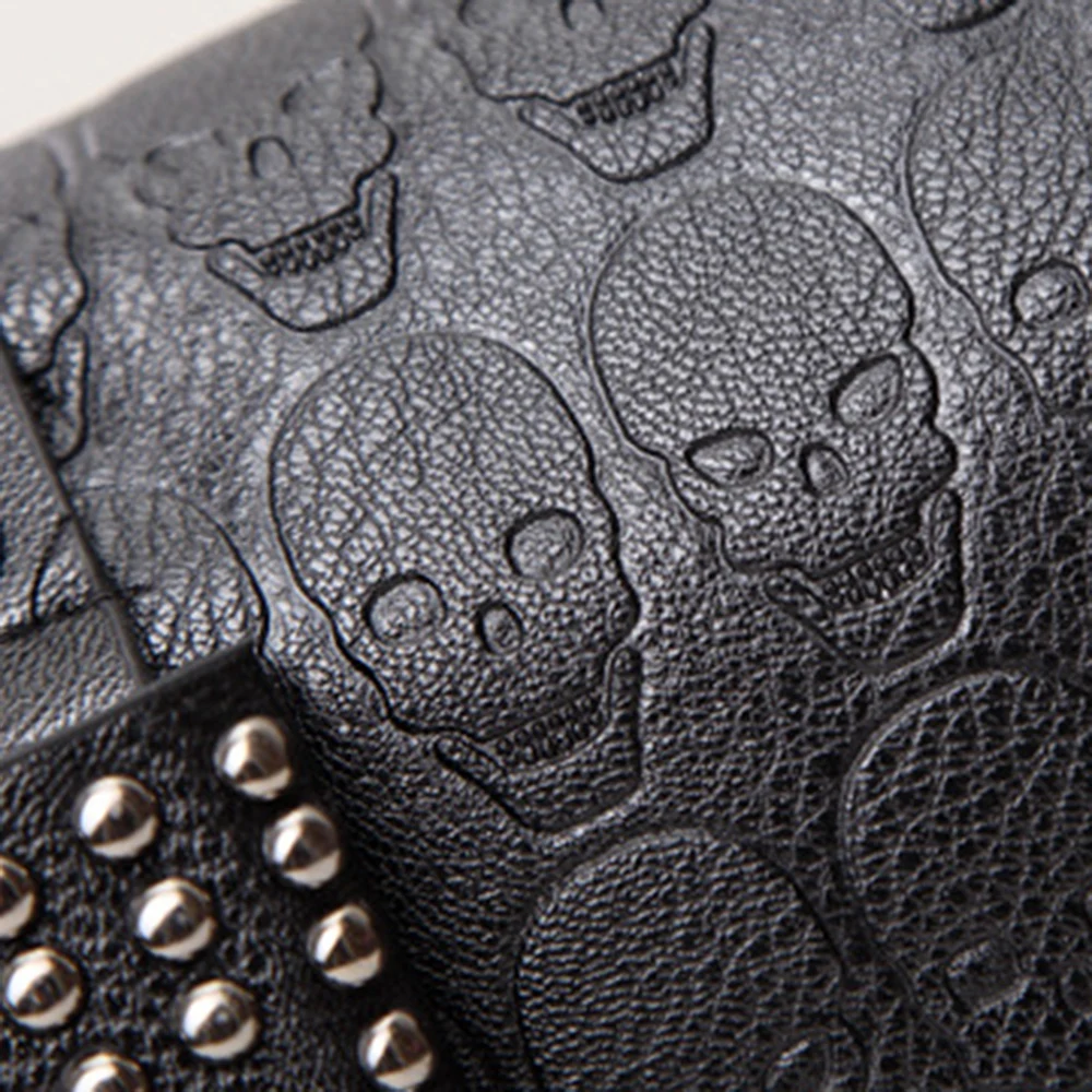 Fashion Punk Rivet Faux Leather Crossbody Bags Shoulder Bag For Women 2021 Luxury Handbags Gothic Designer Female Bolsos Mujer
Fashion Punk Rivet Faux Leather Crossbody Bags Shoulder Bag For Women 2021 Luxury Handbags Gothic Designer Female Bolsos Mujer