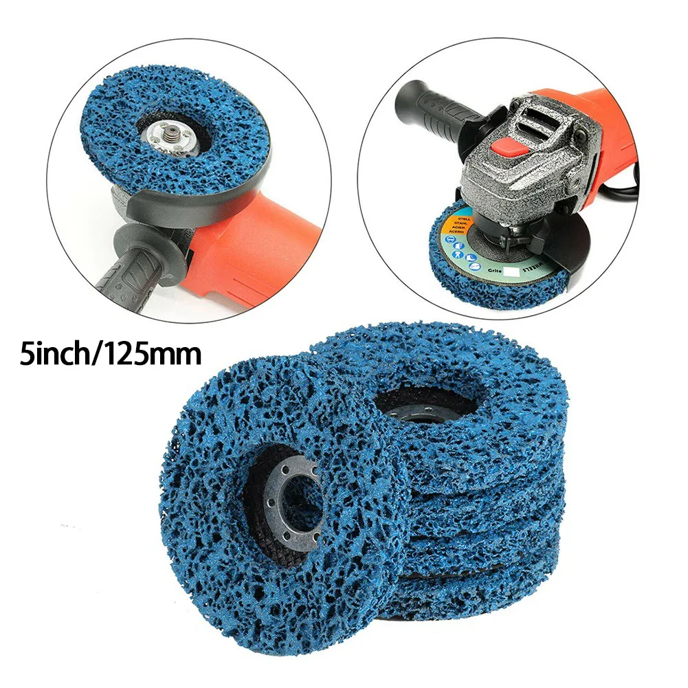 5pcs 125mm Poly Disc Abrasive Wheel Paint Rust Remover Clean Grinding Wheels Silicon Abrasive Disc For Angle Grinder Paint Rust
5pcs 125mm Poly Disc Abrasive Wheel Paint Rust Remover Clean Grinding Wheels Silicon Abrasive Disc For Angle Grinder Paint Rust