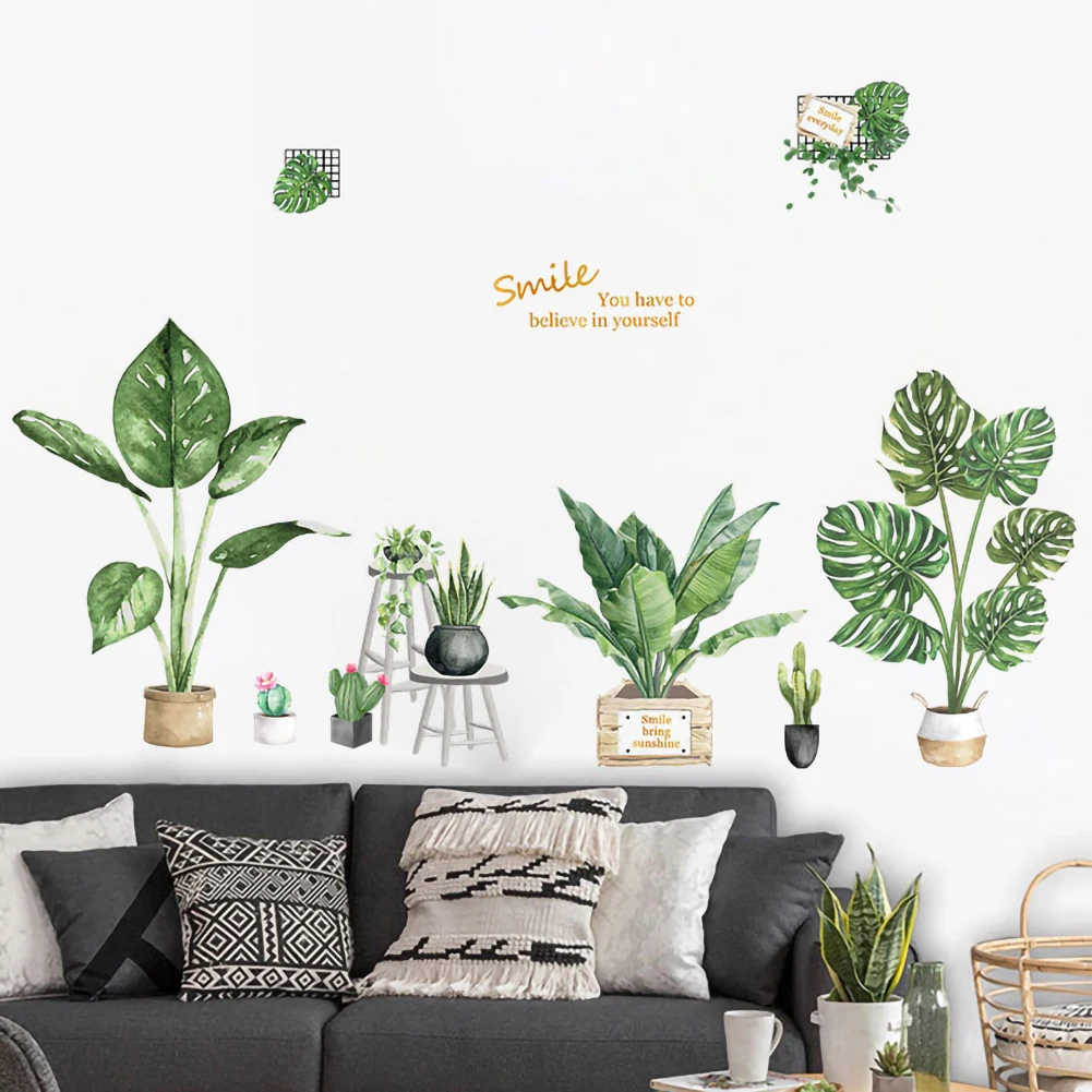 Green Tropical Leaves Wall Decals Wall Stickers DIY Novelty Murals Mural Bedroom Living Room Classroom Office Decoration
Green Tropical Leaves Wall Decals Wall Stickers DIY Novelty Murals Mural Bedroom Living Room Classroom Office Decoration