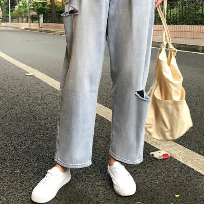 Jeans Women Summer New Fashion Korean Style All Match Womens High Waist Denim Trousers Hole Retro Loose Females Harajuku Chic
Jeans Women Summer New Fashion Korean Style All Match Womens High Waist Denim Trousers Hole Retro Loose Females Harajuku Chic