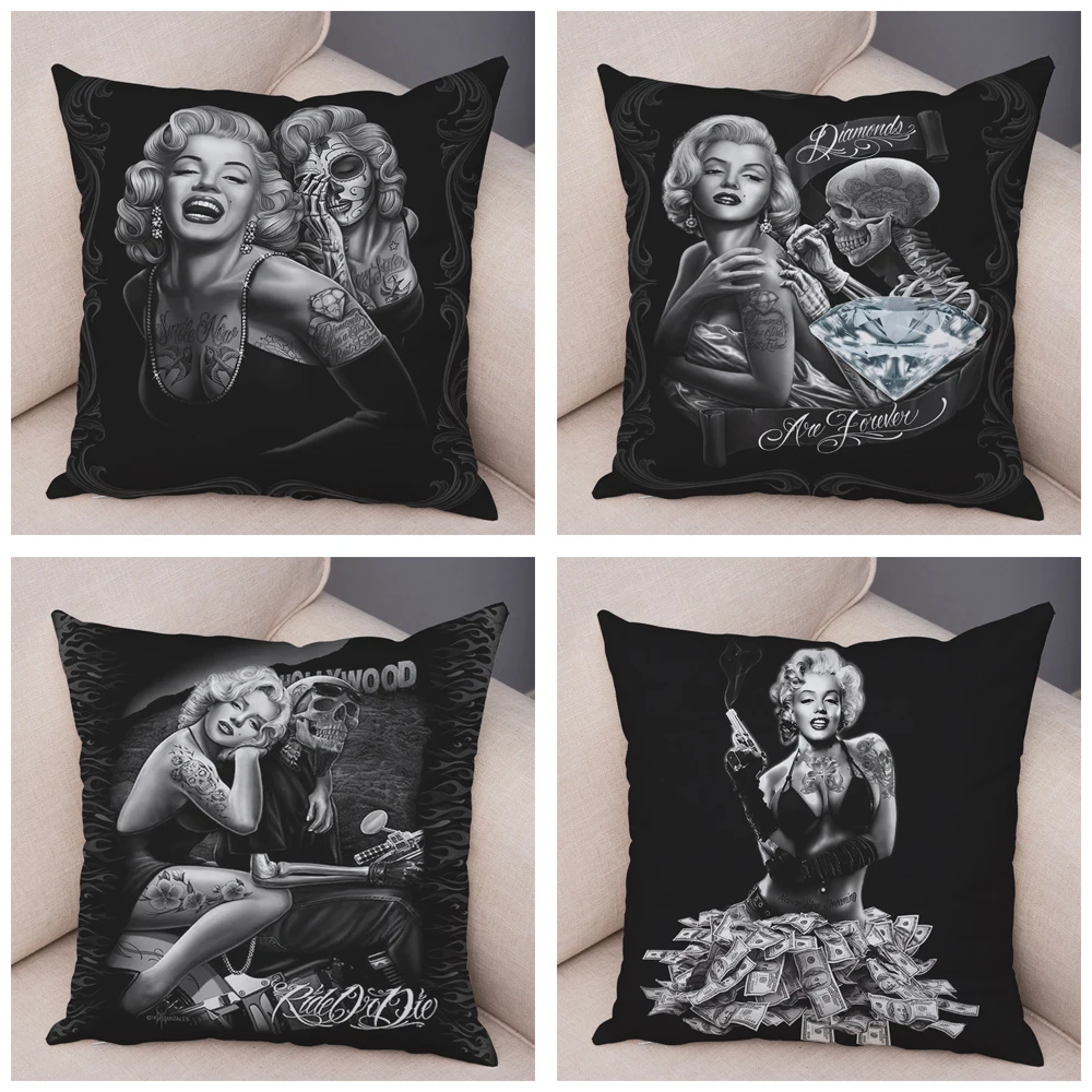 Mexico Chicano Style Marilyn Monroe Cushion Cover for Sofa Home Pillow case Decor Pillowcase Super Soft Short Plush 45*45 cm
Mexico Chicano Style Marilyn Monroe Cushion Cover for Sofa Home Pillow case Decor Pillowcase Super Soft Short Plush 45*45 cm