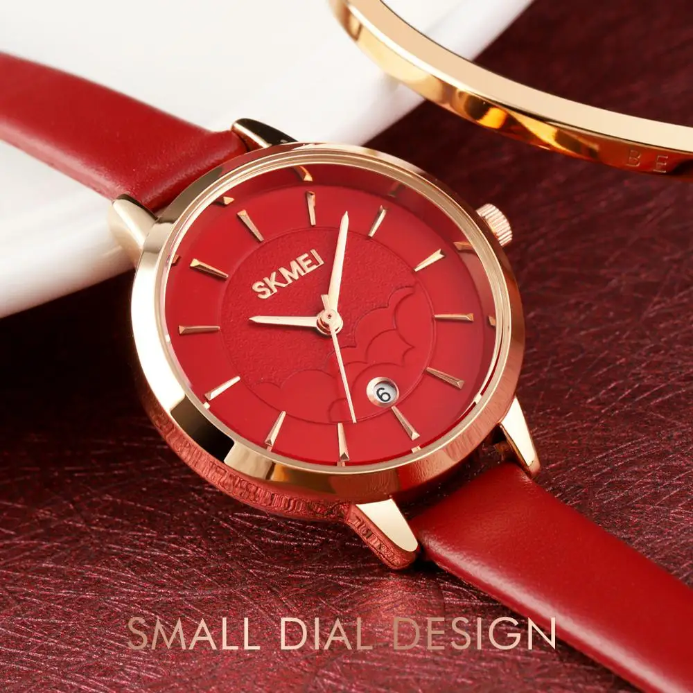 Fashion Leather Strap Quartz Watch Women Casual Waterproof Shockproof Calendar Watch SKMEI Simple Design Clock Relogio Feminino
Fashion Leather Strap Quartz Watch Women Casual Waterproof Shockproof Calendar Watch SKMEI Simple Design Clock Relogio Feminino