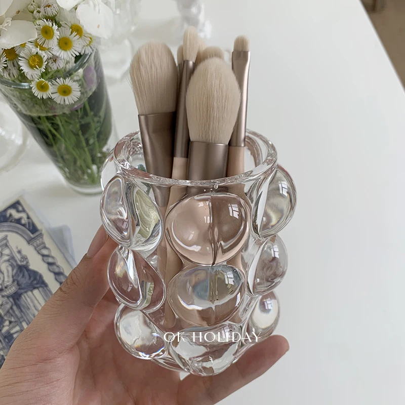 Ins Style With The Same Paragraph Ball Glass Pen Holder Niche Decorative Makeup Brush Bucket Desktop Storage
Ins Style With The Same Paragraph Ball Glass Pen Holder Niche Decorative Makeup Brush Bucket Desktop Storage