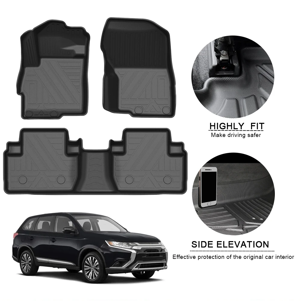 Fully Surrounded Special Foot Pad For Mitsubishi Outlander 2019-2020 5Seat Car Waterproof Non-Slip Floor Liner TPE Accessories
Fully Surrounded Special Foot Pad For Mitsubishi Outlander 2019-2020 5Seat Car Waterproof Non-Slip Floor Liner TPE Accessories