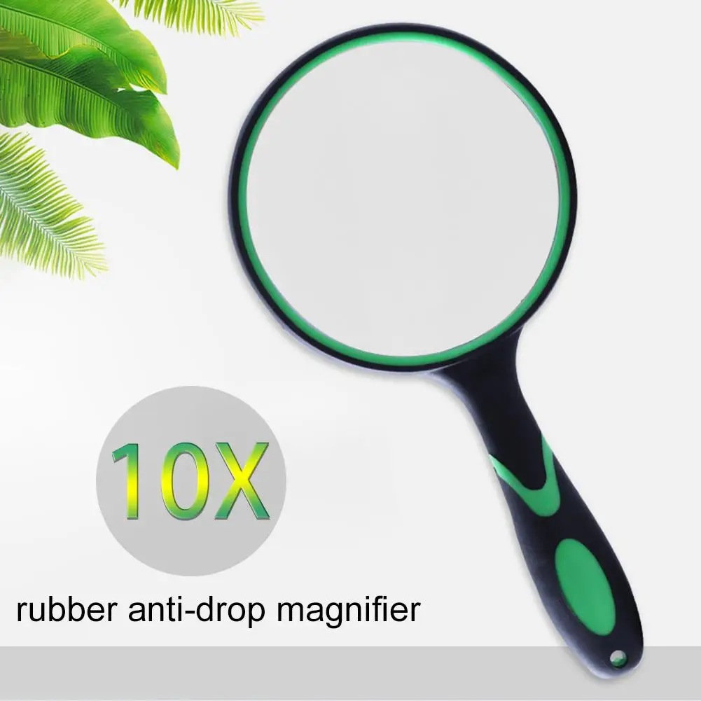 Portable 10X Magnifying Glass Handheld Magnifier for Jewelry Newspaper Book Reading Eye Loupe Glass Magnifying Glass
Portable 10X Magnifying Glass Handheld Magnifier for Jewelry Newspaper Book Reading Eye Loupe Glass Magnifying Glass