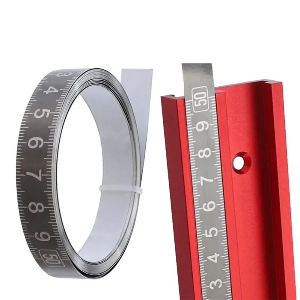 1m Stainless Steel Miter Track Tape Measure Self-Adhe-sive Metric Scale Ruler Rust-Proof Durable And Wear-Resistan Ruler
1m Stainless Steel Miter Track Tape Measure Self-Adhe-sive Metric Scale Ruler Rust-Proof Durable And Wear-Resistan Ruler