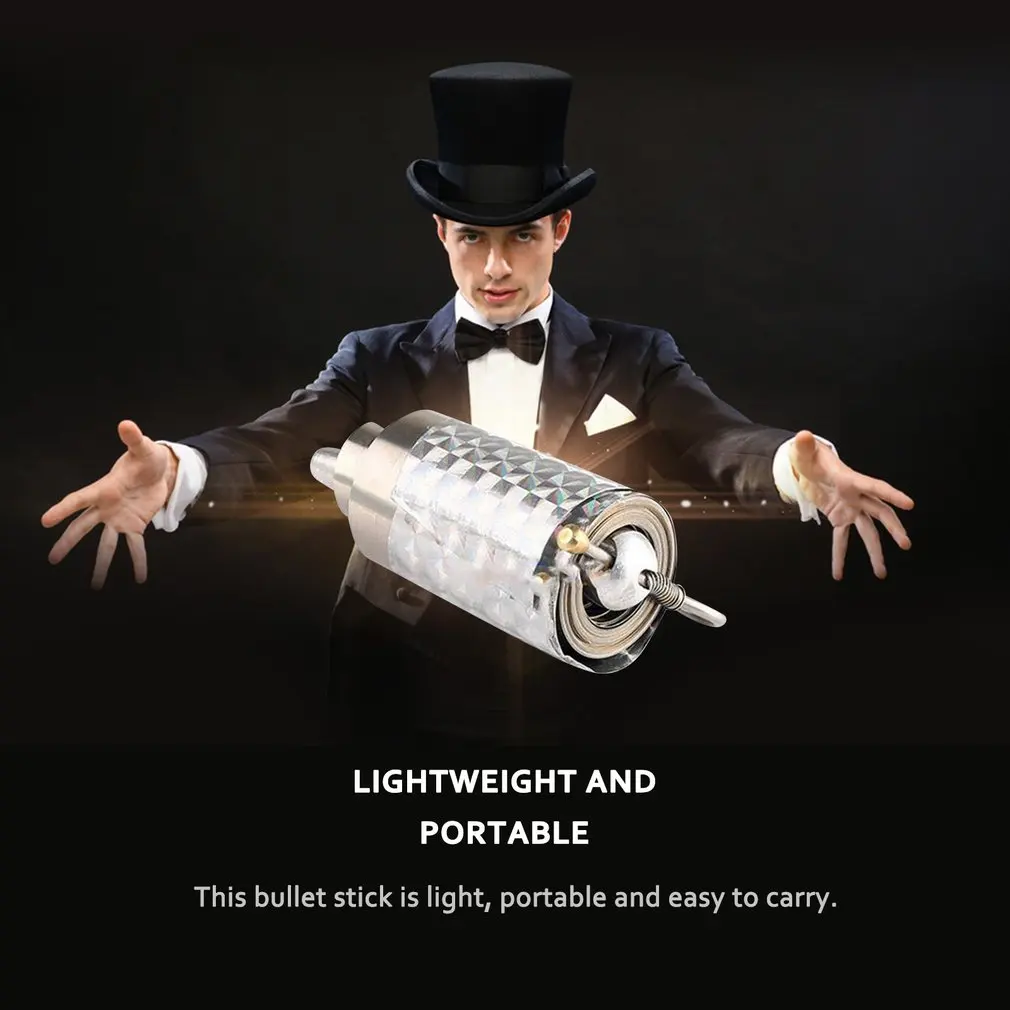 Silver Cudgel Metal Magic Tricks Toys For Professional Magician Stage Mini Steel Bomb Magic Props Bullet Stick
Silver Cudgel Metal Magic Tricks Toys For Professional Magician Stage Mini Steel Bomb Magic Props Bullet Stick