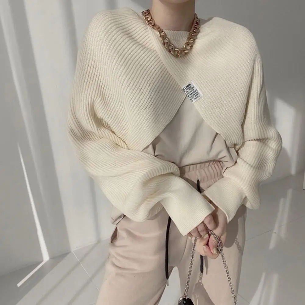 Autumn Cropped Sweater Women Korean All-match Fashion Collar Turn-down Big Irregular Knitted Smock Pullover Split A9m9
Autumn Cropped Sweater Women Korean All-match Fashion Collar Turn-down Big Irregular Knitted Smock Pullover Split A9m9