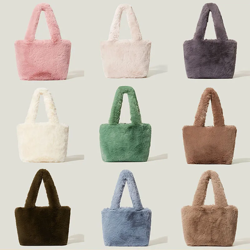 Fluffy Plush Handbag Women 2021 New Fashion Shoulder Bag Ladies Solid Color Luxury Designer Warm Space Bag Brand High Quality
Fluffy Plush Handbag Women 2021 New Fashion Shoulder Bag Ladies Solid Color Luxury Designer Warm Space Bag Brand High Quality