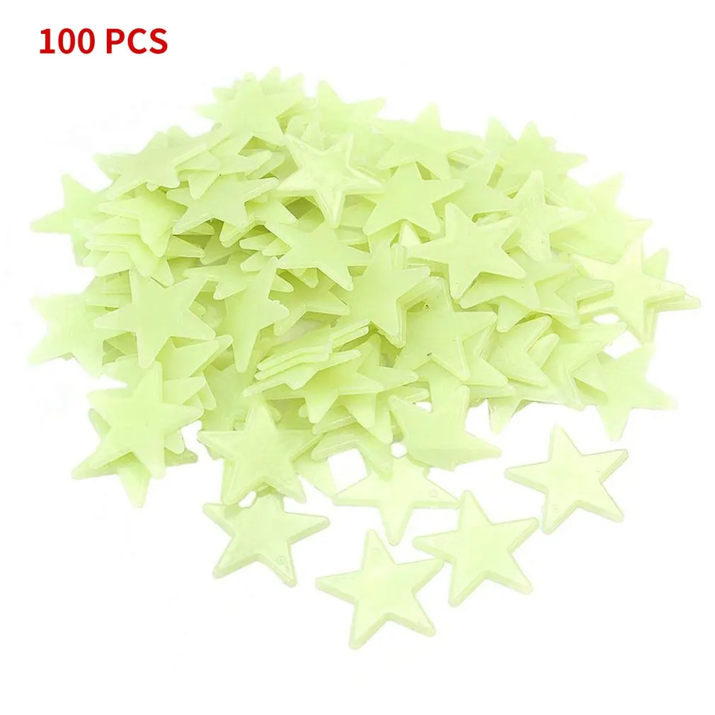 100Pcs Luminous Stars Fluorescent Wall Stickers Bedroom Stickers Children'S Room Creative Decoration 3D Stereo Wall Stickers 
100Pcs Luminous Stars Fluorescent Wall Stickers Bedroom Stickers Children'S Room Creative Decoration 3D Stereo Wall Stickers
