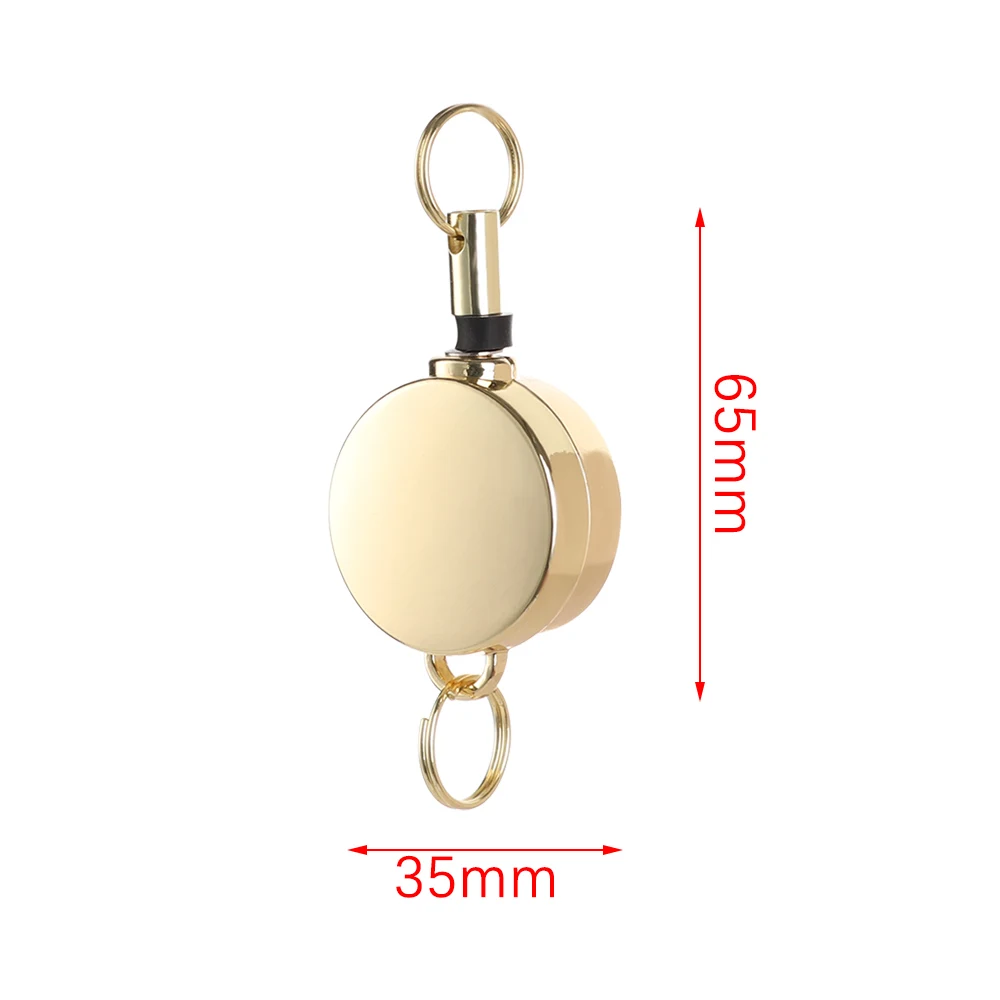1Pcs Stainless Steel Belt Clip Recoil Keychain Durable Portable Retractable Reel Clip Badge Holder ID Card Key Ring Carabiner
1Pcs Stainless Steel Belt Clip Recoil Keychain Durable Portable Retractable Reel Clip Badge Holder ID Card Key Ring Carabiner