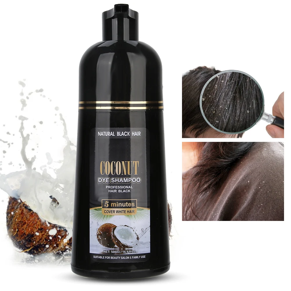 500ml Natural Coconut Ginger Shampoo Fast Black Hair Hair Dye Coloring Nourishing Anti-Dandruff Shampoo Strengthen Hair Fiber
500ml Natural Coconut Ginger Shampoo Fast Black Hair Hair Dye Coloring Nourishing Anti-Dandruff Shampoo Strengthen Hair Fiber