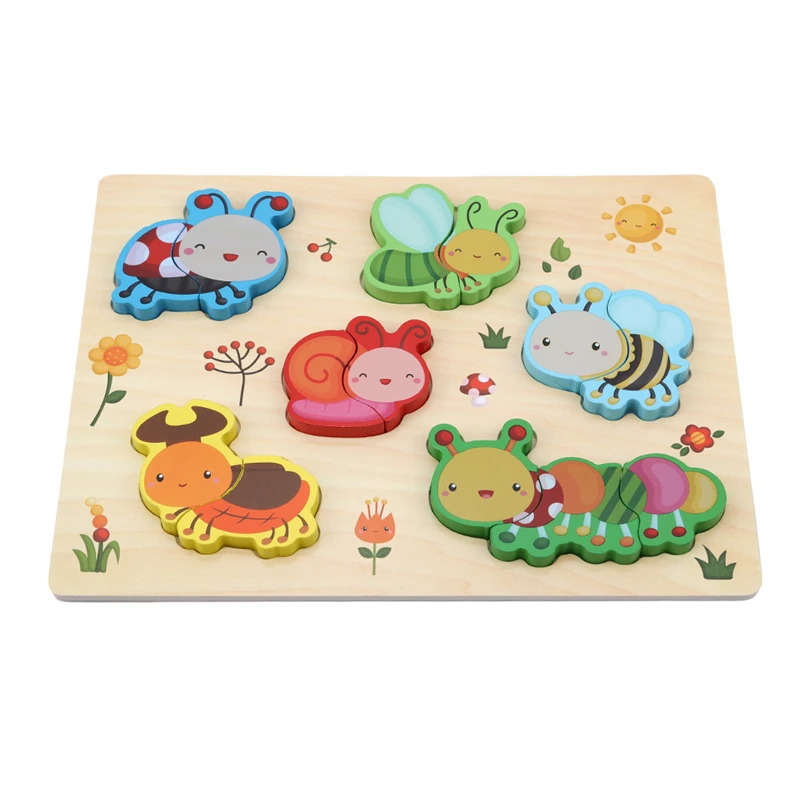 New Arrival Baby 3D Puzzle Wooden Toys Cardboard Cartoon Animal Fruit Vehicle Matching Board Children Educational Puzzles
New Arrival Baby 3D Puzzle Wooden Toys Cardboard Cartoon Animal Fruit Vehicle Matching Board Children Educational Puzzles