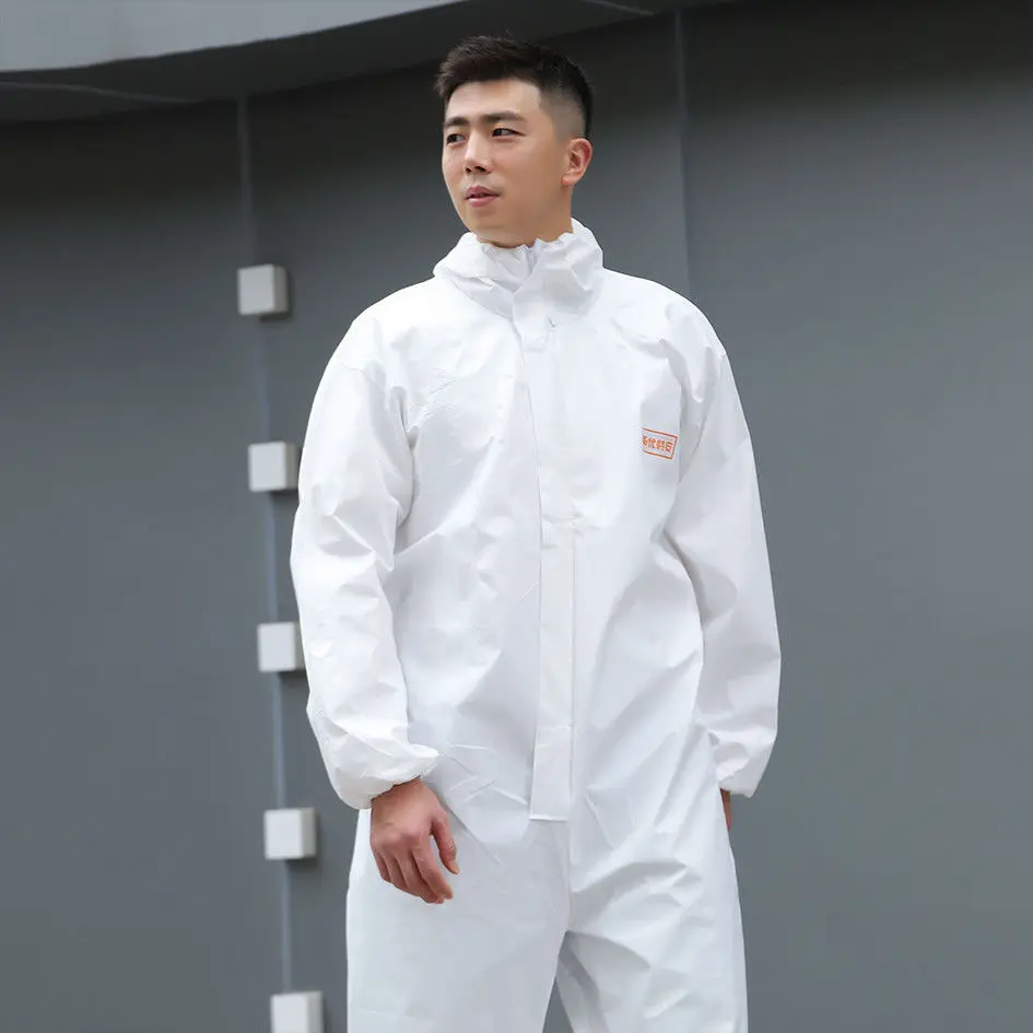 Unisex Hooded Coverall Anti-Static Dustproof Work Suit Chemical Protective Clothing Isolation Safety Clothes Workwear
Unisex Hooded Coverall Anti-Static Dustproof Work Suit Chemical Protective Clothing Isolation Safety Clothes Workwear
