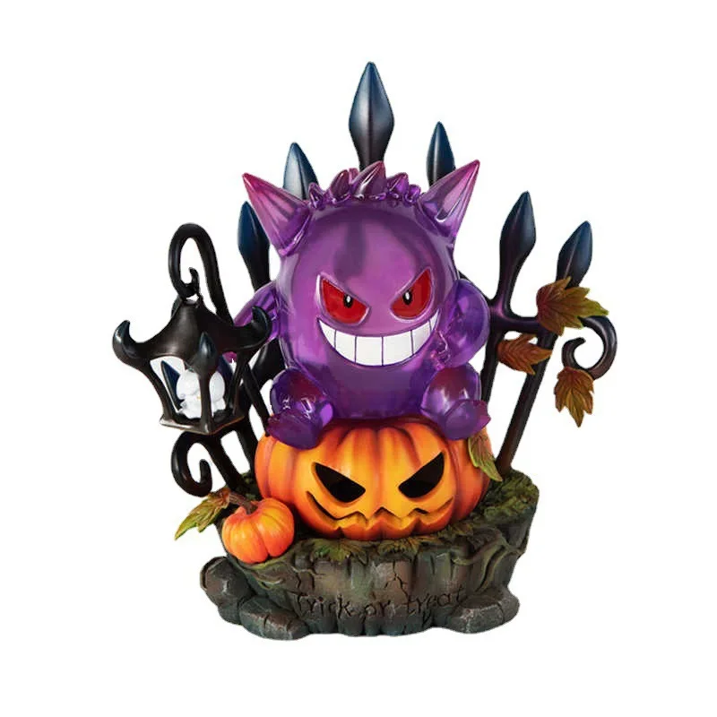 Pokemon Anime Peripheral Gengar King Halloween Geng Ghost Pumpkin Lantern Moon Shadow Resin Decoration Birthday Gift
Pokemon Anime Peripheral Gengar King Halloween Geng Ghost Pumpkin Lantern Moon Shadow Resin Decoration Birthday Gift