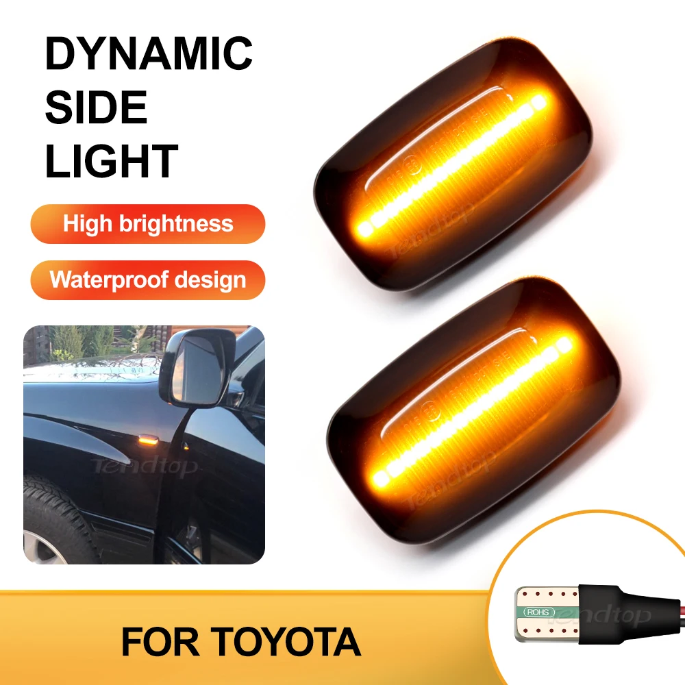 2Pcs For Toyota Land Cruiser Landcruiser 70 80 100 Series Dynamic Blinkers LED Turn Signal Lights For Car Side Repeater Lamp
2Pcs For Toyota Land Cruiser Landcruiser 70 80 100 Series Dynamic Blinkers LED Turn Signal Lights For Car Side Repeater Lamp