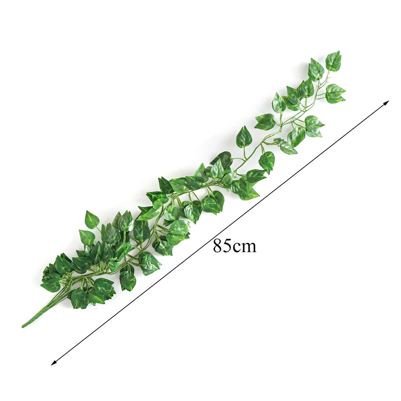 2PCS 85CM Artificial Ivy Green Leaf Garland Plants Vine Fake Foliage Flowers Home Decor Plastic Artificial Flower Rattan String
2PCS 85CM Artificial Ivy Green Leaf Garland Plants Vine Fake Foliage Flowers Home Decor Plastic Artificial Flower Rattan String