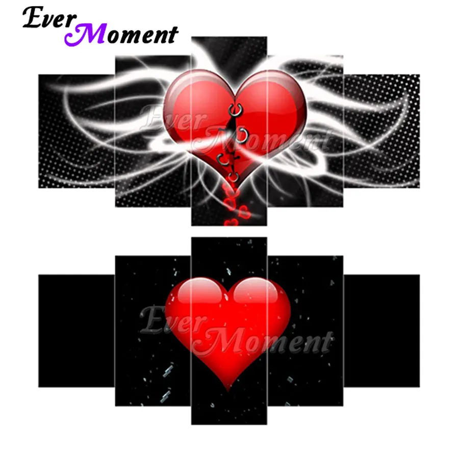Ever Moment Diamond Painting Multi-picture Embroidery Full Square Resin Drill Heart Wall Art Decoration Handmade Mosaic 2M018
Ever Moment Diamond Painting Multi-picture Embroidery Full Square Resin Drill Heart Wall Art Decoration Handmade Mosaic 2M018