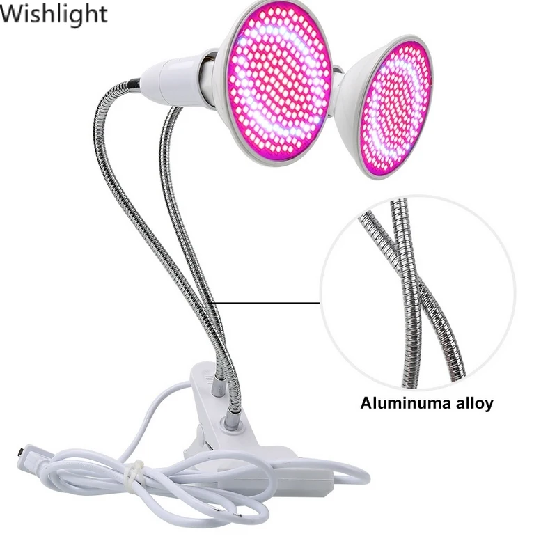 LED Grow Light Long Lifespan Led Grow Light E27 Base Flexible Lamp Holder Clip Plant Growth Light for Indoor Desktop Plants
LED Grow Light Long Lifespan Led Grow Light E27 Base Flexible Lamp Holder Clip Plant Growth Light for Indoor Desktop Plants