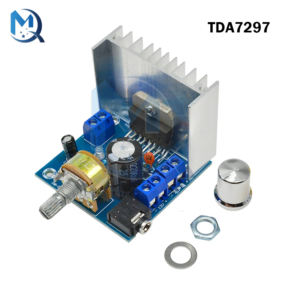 DC 9-15V TDA7297 Плата усилителя версия B 5 Вт + 15 цифровая стереосистема двухканальная
