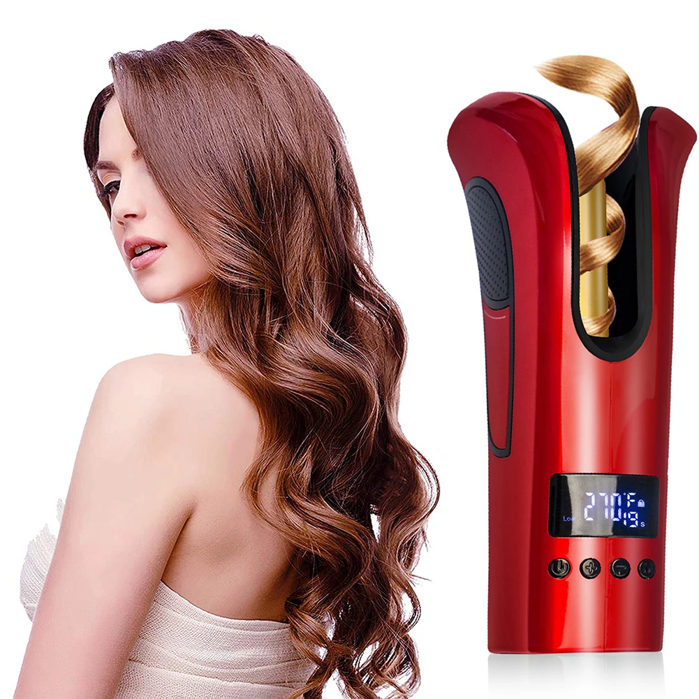 Automatic Curling Iron Wand Rotating Ceramic Barrel Hair Curler Roller Tongs Salon Hair Waver Fast Heating Spin Iron For Hair
Automatic Curling Iron Wand Rotating Ceramic Barrel Hair Curler Roller Tongs Salon Hair Waver Fast Heating Spin Iron For Hair