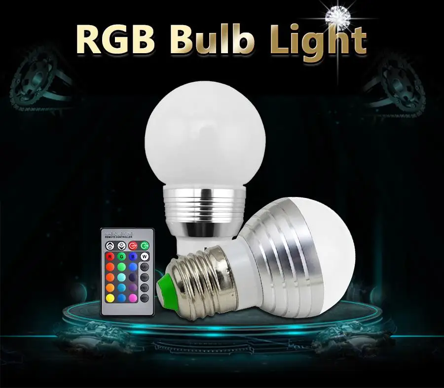 E27 Magic Led Dimmable RGBW Led Bulbs 5W 7W AC85-265V Colorful RGB Led Lamp Chandeliers Led Light + 21 Key Remote Controller
E27 Magic Led Dimmable RGBW Led Bulbs 5W 7W AC85-265V Colorful RGB Led Lamp Chandeliers Led Light + 21 Key Remote Controller