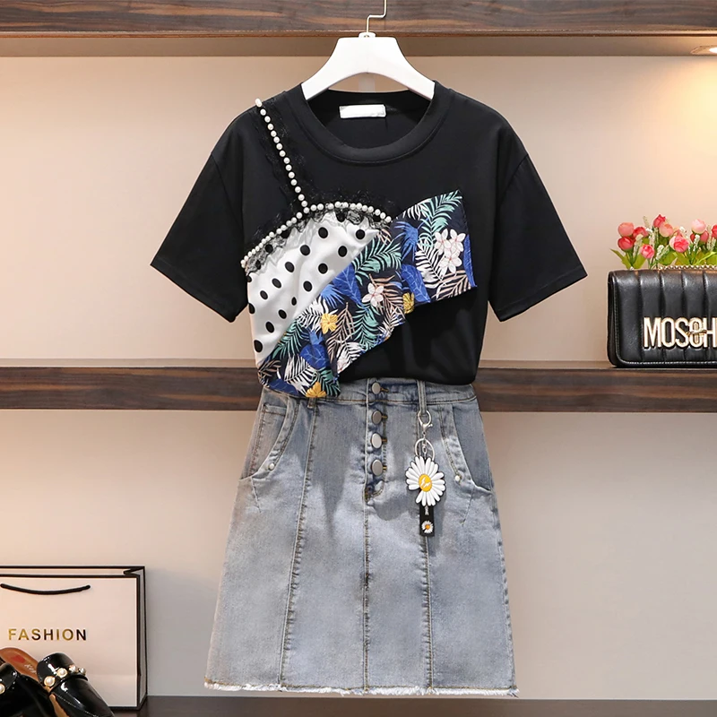 Large size women's dress, slightly fat girl wearing denim skirt, fat sister two piece suit
Large size women's dress, slightly fat girl wearing denim skirt, fat sister two piece suit