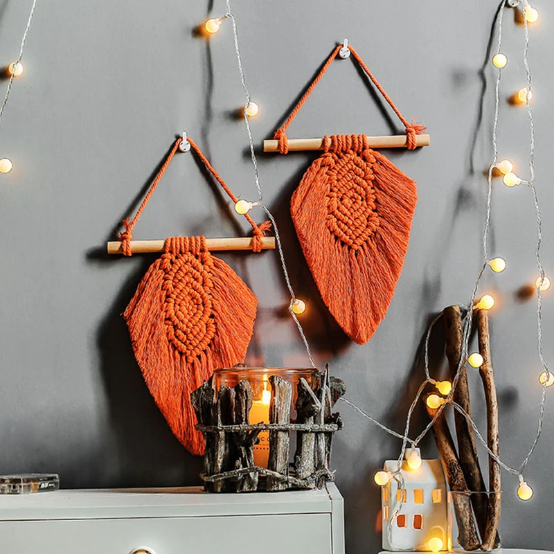 Mini Leaf Tapestry Macrame Wall Hanging Boho Decoration Nursery Home-stay Dorm Apartment Bedroom Headboard Home New Year Decor
Mini Leaf Tapestry Macrame Wall Hanging Boho Decoration Nursery Home-stay Dorm Apartment Bedroom Headboard Home New Year Decor
