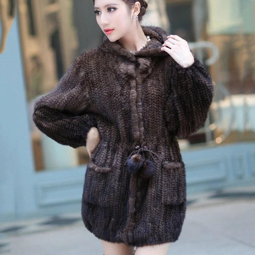 SHZQ 2021 New Genuine Natural Women's Real Knitted Mink Fur Long Coat with Hood Slim Winter Fur Jacket Outerwear Plus Size 4xl F
SHZQ 2021 New Genuine Natural Women's Real Knitted Mink Fur Long Coat with Hood Slim Winter Fur Jacket Outerwear Plus Size 4xl F