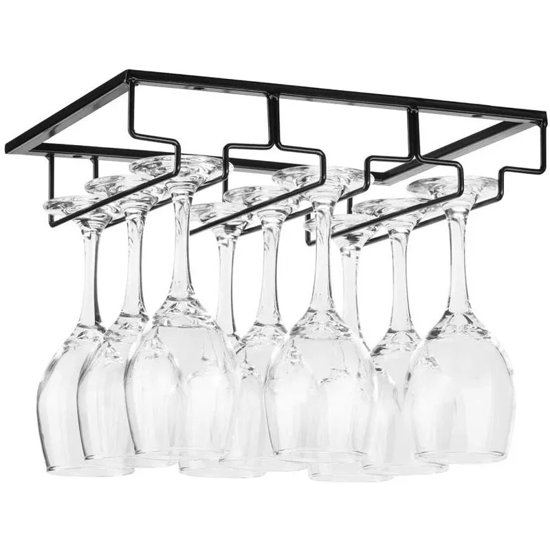 Wine Glasses Holder Bartender Stemware Hanging Rack Under Cabinet Stemware Organizer Glass Goblet Iron Rack Bar Tool
Wine Glasses Holder Bartender Stemware Hanging Rack Under Cabinet Stemware Organizer Glass Goblet Iron Rack Bar Tool