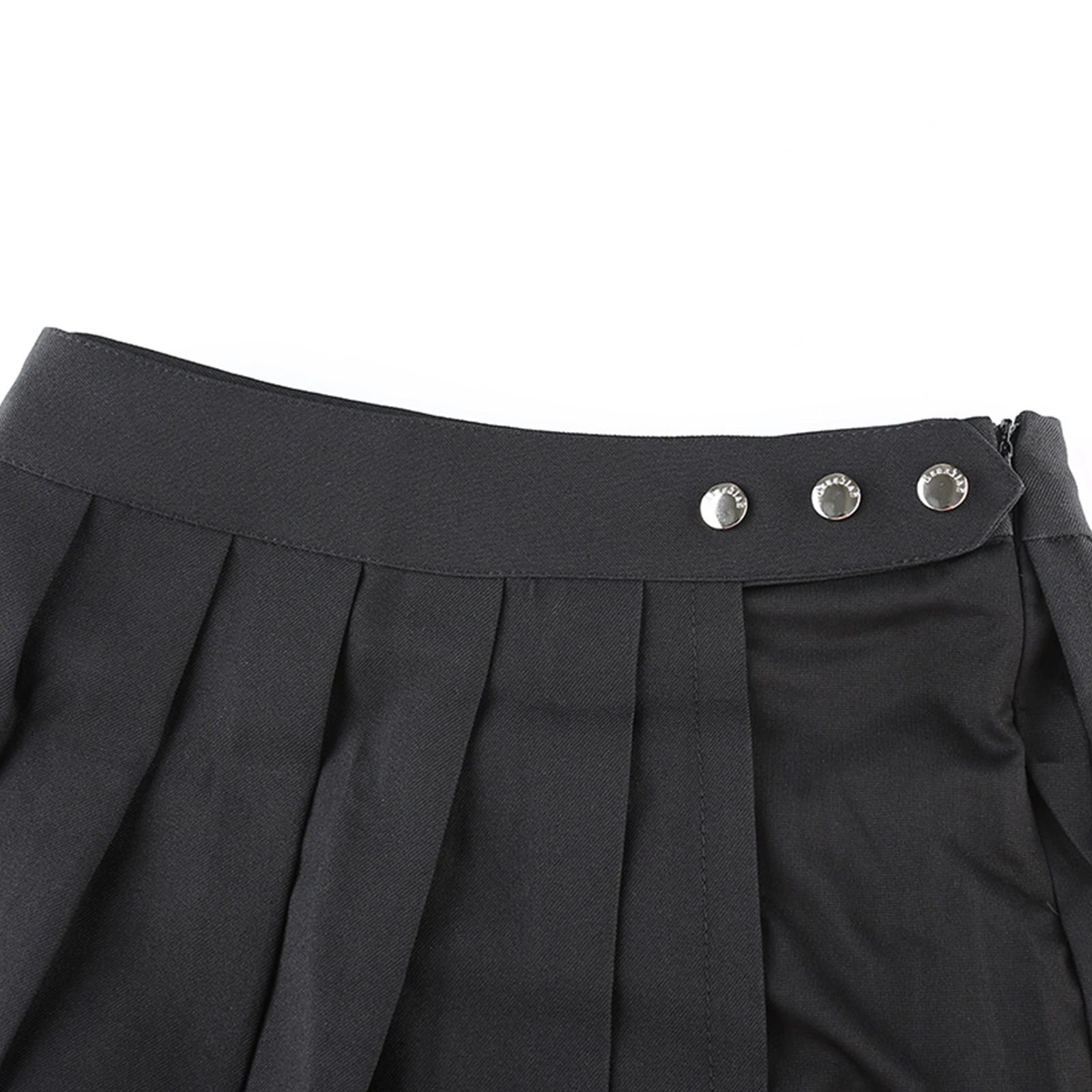 Women's Skirt, High Waist Split Hem Metal Buckles Leisure Pleated Dress for Female
Women's Skirt, High Waist Split Hem Metal Buckles Leisure Pleated Dress for Female