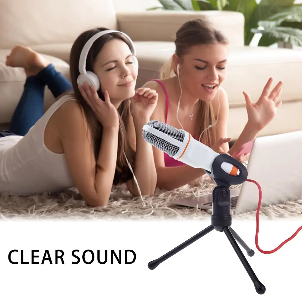 Stereo Microphone 3.5mm Plug Home Stereo MIC Desktop Stand for PC YouTube Video Skype Chatting Gaming Podcast Tablet Recording
Stereo Microphone 3.5mm Plug Home Stereo MIC Desktop Stand for PC YouTube Video Skype Chatting Gaming Podcast Tablet Recording