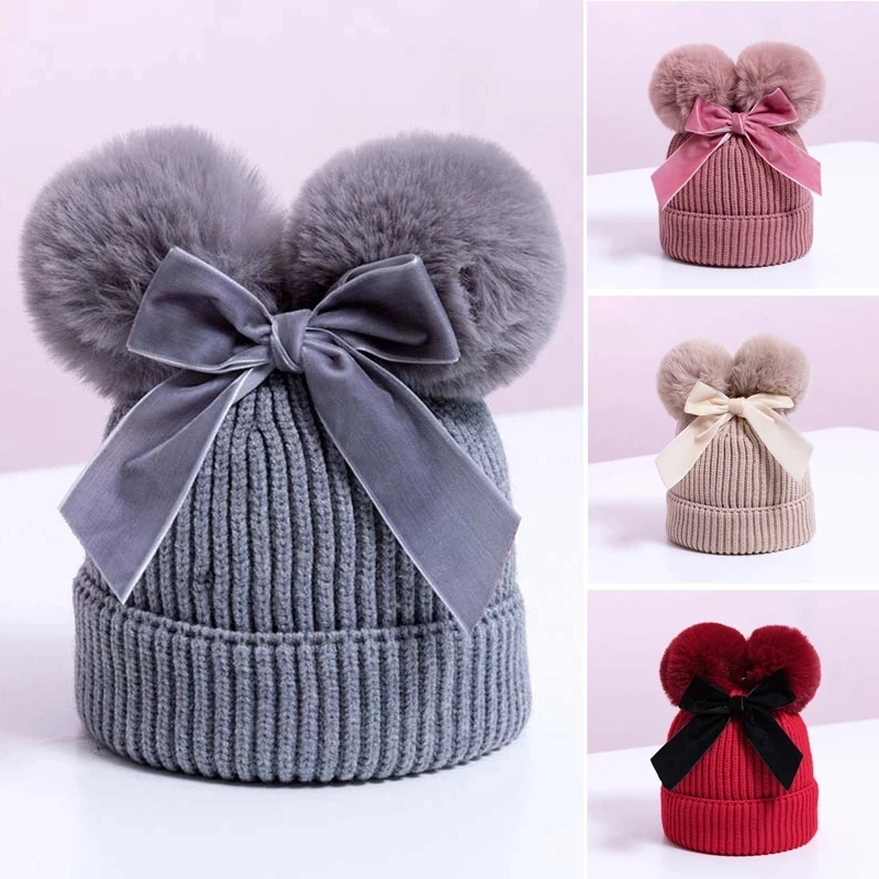 Double Pompom Baby Hat Winter Knitted Kids Baby Girl Hat Warm Thicker Children Infant Beanie Cap Girls Bonnet Casquette Enfant
Double Pompom Baby Hat Winter Knitted Kids Baby Girl Hat Warm Thicker Children Infant Beanie Cap Girls Bonnet Casquette Enfant
